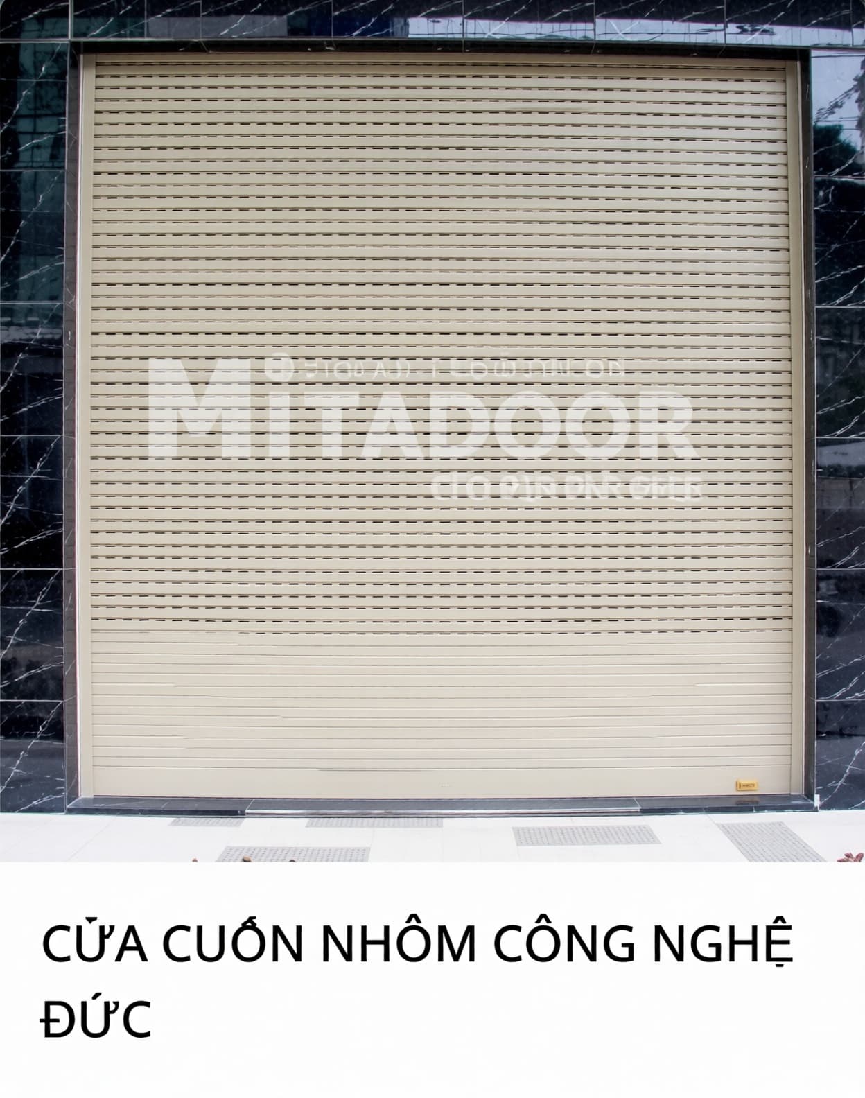 Cửa Cuốn Nhôm Công Nghệ Đức — lắp đặt tại Cần Thơ