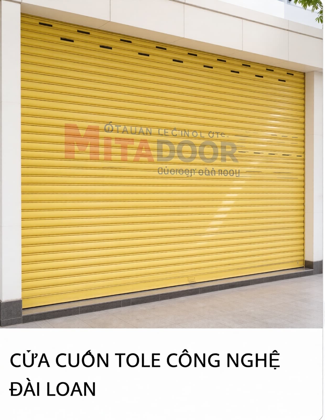 Cửa Cuốn Tole Công Nghệ Đài Loan — lắp đặt tại Cần Thơ