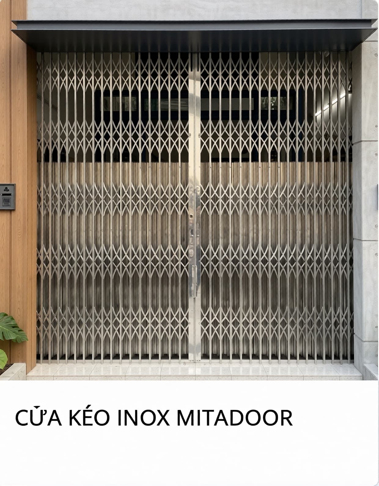 Cửa Kéo Inox — lắp đặt tại Cần Thơ