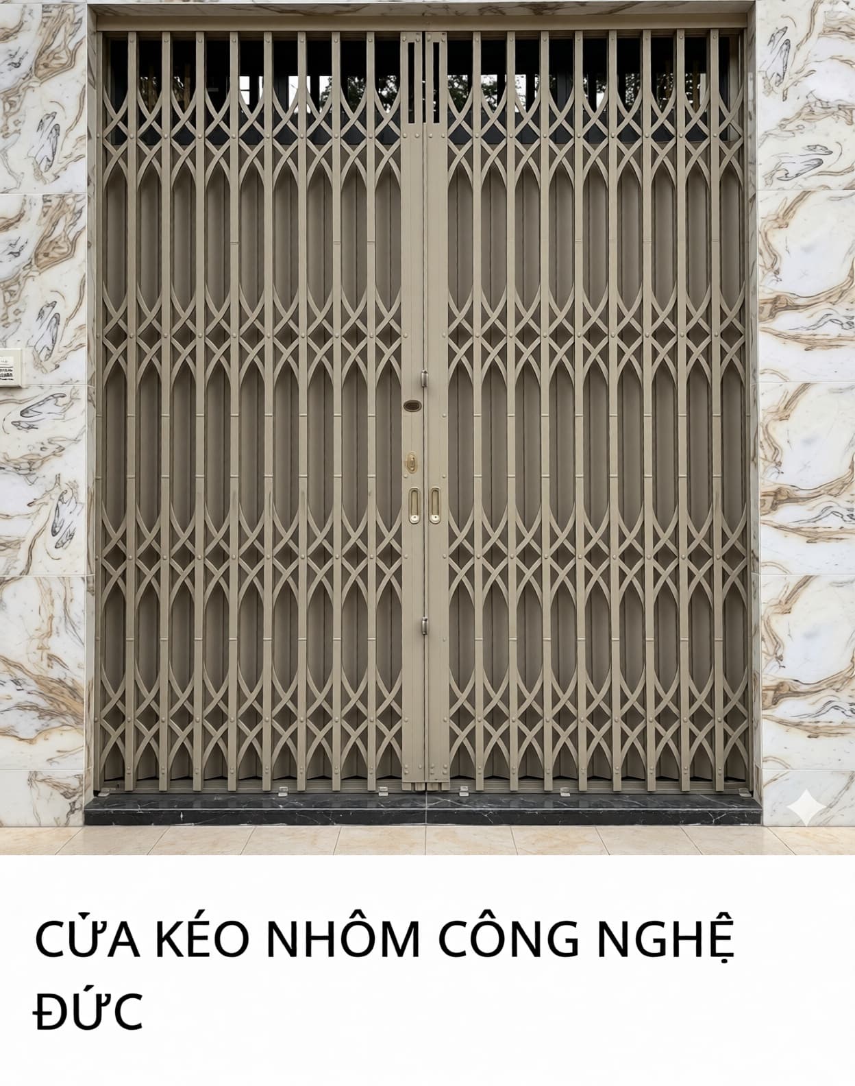 Cửa Kéo Nhôm Công Nghệ Đức — lắp đặt tại Cần Thơ