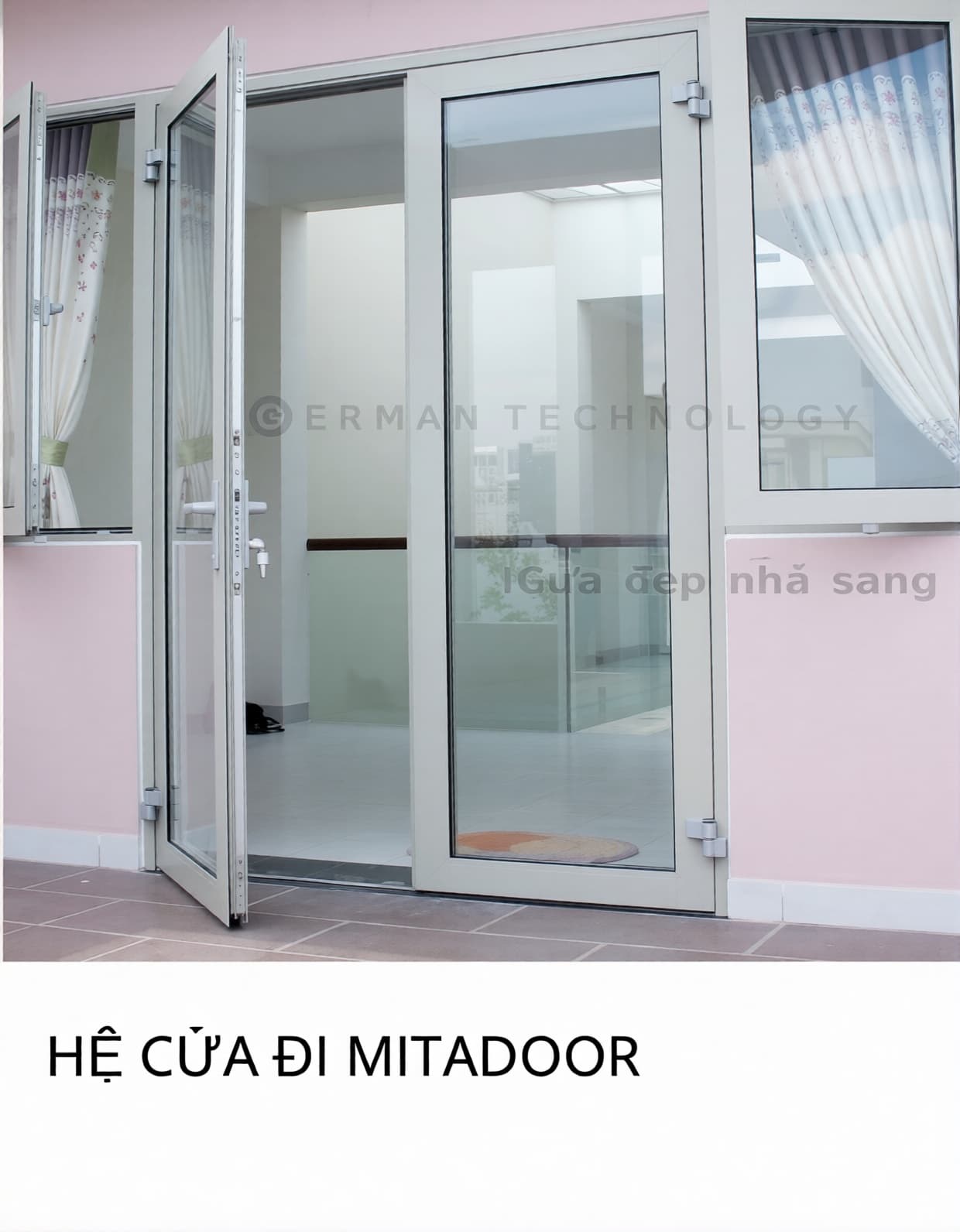 Hệ Cửa Đi — lắp đặt tại Cần Thơ